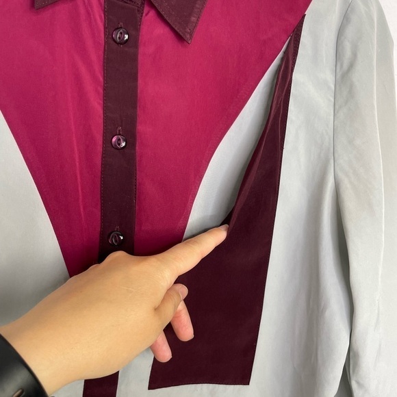 Asos colorblock buttons down shirt - Picture 4 of 8